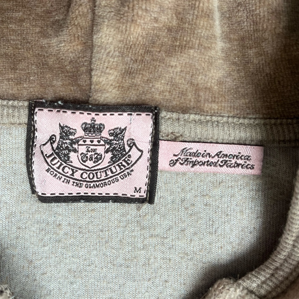 Vintage Juicy Couture Velour Track Jacket - Picture 2 of 4